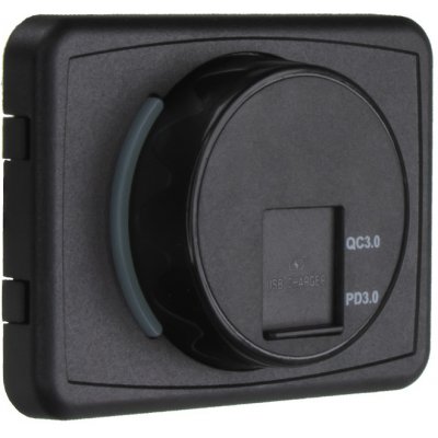 STU 34661D.2 USB QC3.0 + USB-C PD3.0 zásuvka 12/24V, montáž na povrch – Zboží Mobilmania