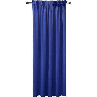 4 sleep Jednobarevný hotový závěs 75 × 150 cm - Bella tmavě modrý – Zboží Mobilmania