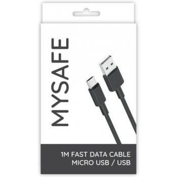 Mysafe P156 USB microUSB, černý