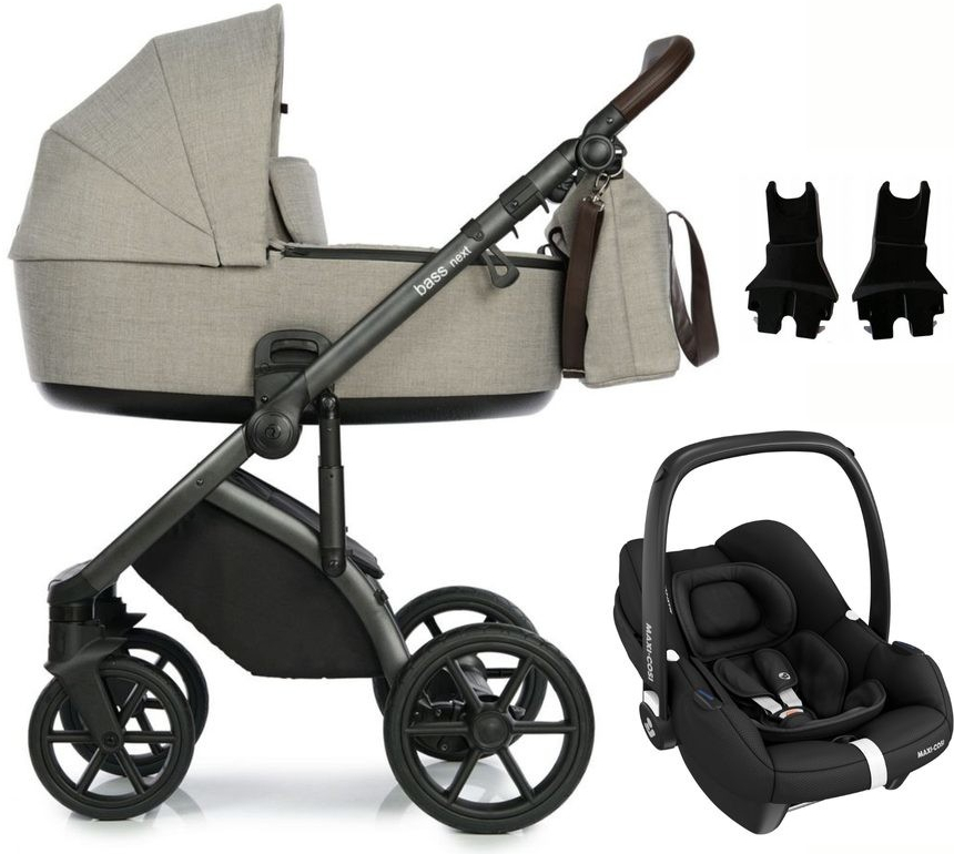 Roan Bass Next 2023 + Maxi-Cosi Cabriofix i-Size vč. adaptérů Truffle