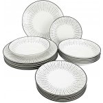 by inspire sada porcelánových talířů Linea Dash 18 ks – Hledejceny.cz