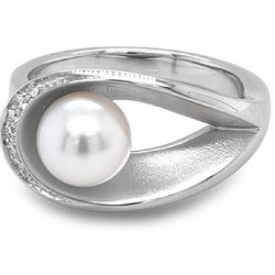 Beny Jewellery Zlatý Přírodní Perla a Diamanty 2011621