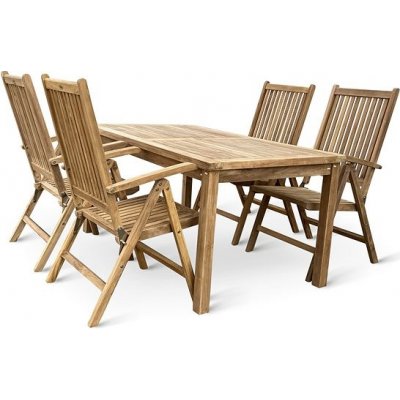 TEXIM Set zahradního nábytku teak GARDEN I. 1+4 – Zboží Mobilmania