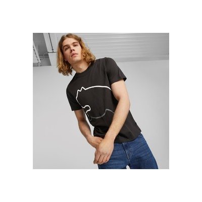Puma Graphics Big Cat Tee 676272-01 černá – Sleviste.cz