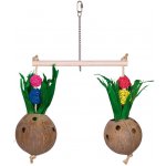 Nobby aktivní hračka kokos s kukuřičnými listy 50 x 40 cm – Sleviste.cz