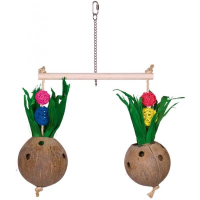 Nobby aktivní hračka kokos s kukuřičnými listy 50 x 40 cm – Sleviste.cz