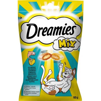 Dreamies kočka pochoutka s lososem & sýrem 60 g