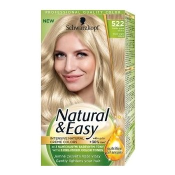 Schwarzkopf Natural & Easy 522 světle plavé stříbro barva na vlasy