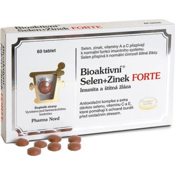 Pharma Nord Bioaktivní Selen + Zinek Forte 60 tablet