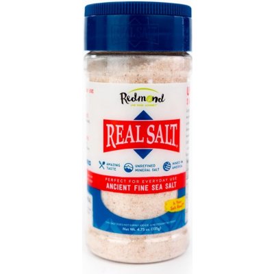 Redmond Real Salt Jemně mletá mořská sůl v solničce 135 g – Sleviste.cz