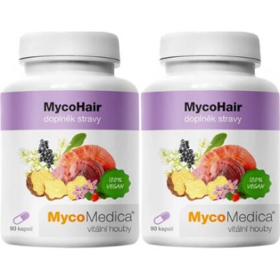 2x MycoMedica MycoHair 180 kapslí – Hledejceny.cz