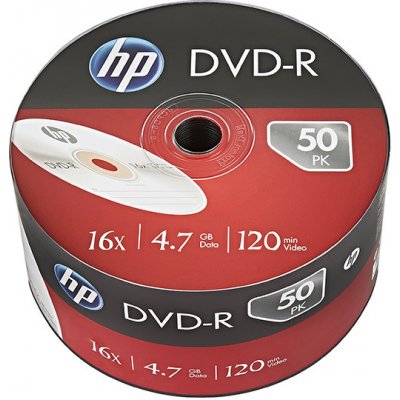 HP DVD-R 4,7GB 16x, bulk, 50ks (DME00070-3)