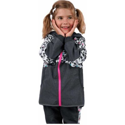 Unuo dětská softshellová bunda s fleecem Street Tm. šedá Metricon Holka – Zbozi.Blesk.cz