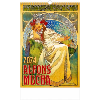 Nástěnný Alfons Mucha 2024 – Hledejceny.cz