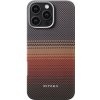 Pouzdro a kryt na mobilní telefon Apple Pitaka Tactile Woven Case Sunset iPhone 16 KI1601SUM