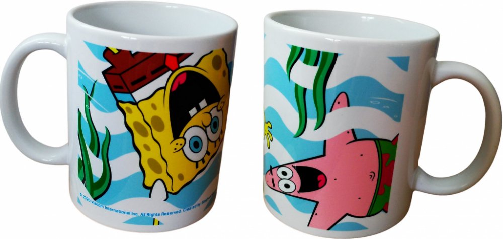 Ertgroup Hrnek SPONGEBOB keramický 330 ml | Srovnanicen.cz