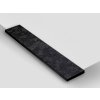 Parapet TONE OF STONE Vnitřní kamenný žulový parapet - Žula Mist Black leather, 2500x250x30 mm