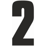 Samolepící 2 samolepící vinylová fólie arch 5 ks - čísla 50 mm – Zbozi.Blesk.cz