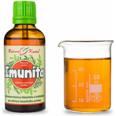 Bylinné kapky Pavlovy bylinné kapky Imunita tinktura 50 ml – Hledejceny.cz