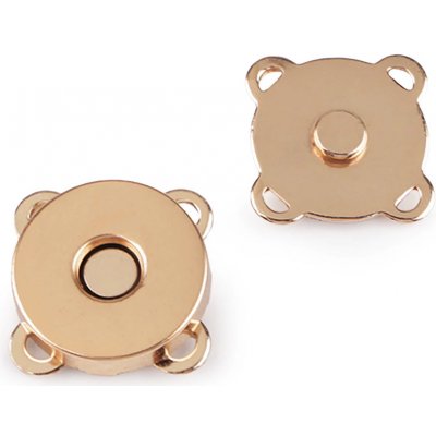 Pro Háčkování Magnetické zapínání 18 mm růžově zlaté – Zboží Mobilmania