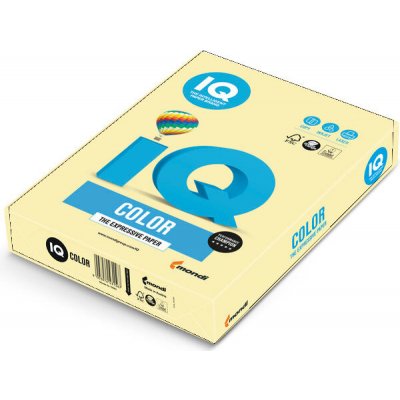 Papír IQ Color A4 120 g YE23 světle žlutá 250listů – Hledejceny.cz