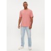 Pánské Tričko Tommy Jeans T-Shirt Linear Logo DM0DM17993 Růžová