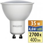 MCLED žárovka LED 5W-50 GU10 400lm 2700K 100° – Zbozi.Blesk.cz