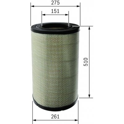 Vzduchový filtr BOSCH F 026 400 678 – Hledejceny.cz