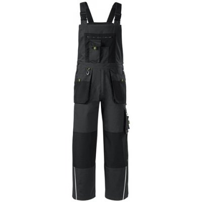 Label Ranger W04 Pracovní kalhoty s laclem pánské ebony gray – Zboží Mobilmania