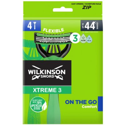 Wilkinson Xtreme3 On The Go 4 ks