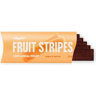 Vilgain Fruit Stripes Jablko a meruňka 20 g – Zboží Mobilmania