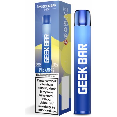 Geek Bar E600 Blue Razz Lemonade 20 mg 600 potáhnutí 1 ks – Zbozi.Blesk.cz