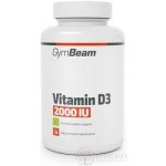 Gymbeam Vitamin D3 2000 IU unflavored 120 kapslí – Hledejceny.cz
