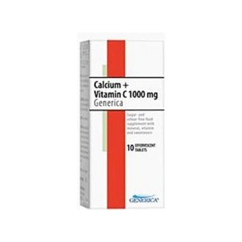 Generica Calcium+Vitamin C eff. tabl.10 x 1000 mg