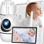 OKA gute Qualität 5" dětská chůvička Monitorování teploty Digitální chůvička s kamerou a zoomem – Hledejceny.cz