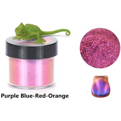 PourArt Metalický prášek Chameleon Purple Blue Red Orange OS9107 5 g – Hledejceny.cz