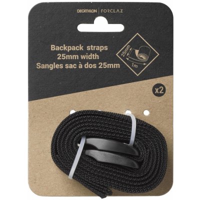 Quechua Stahovací popruhy k batohu 25 mm × 1 m 2 ks – Zboží Dáma