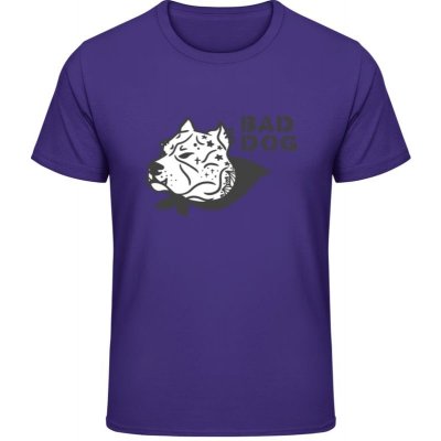 Gildan Soft Style tričko Design s nápisem BAD DOG - Purple – Hledejceny.cz