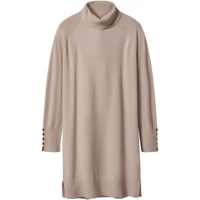 esmara Dámské pletené šaty šedá – Zboží Dáma