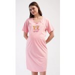 Vienetta dámská noční košile mateřská Žirafy Růžová – Zboží Mobilmania