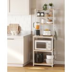 VASAGLE Kuchyňský regál 6 polic 60 x 167 x 40 cm buk – Zbozi.Blesk.cz