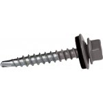 ETANCO FRS Ø4,8 mm farmářský šroub s podložkou A14 35 mm - 250 ks RAL 9007 – Sleviste.cz