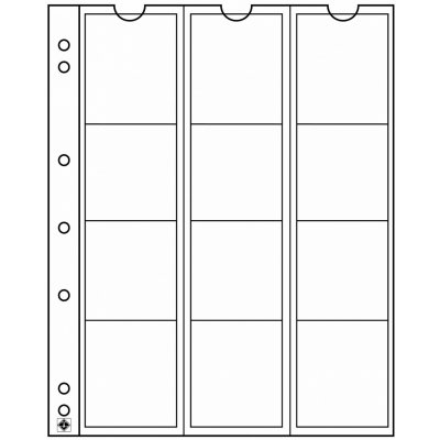 Leuchtturm albové listy NUMIS Maximální průměr mince 44 mm 12 polí – Zbozi.Blesk.cz