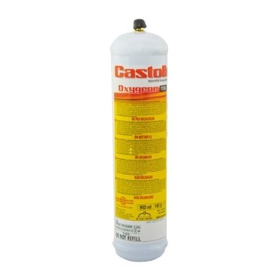 Castolin Oxygen 600826 O2 kyslíková láhev 1 litr 110 bar M12x1 pro miniautogeny – Zbozi.Blesk.cz