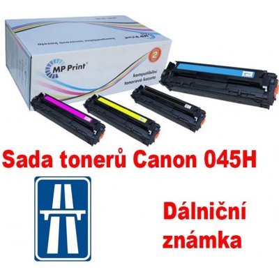 MP Print Canon Sada tonerů 045H, CMYK, + dálniční známka