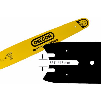 Oregon Harvestorová lišta Solid D149 82cm 2mm .404" 822HSFD149 – Zbozi.Blesk.cz