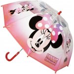 Cerdá deštník průsvitný Minnie růžový – Sleviste.cz