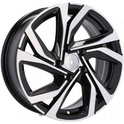 Racing Line B5762 6x15 5x100 ET45 black polished – Hledejceny.cz