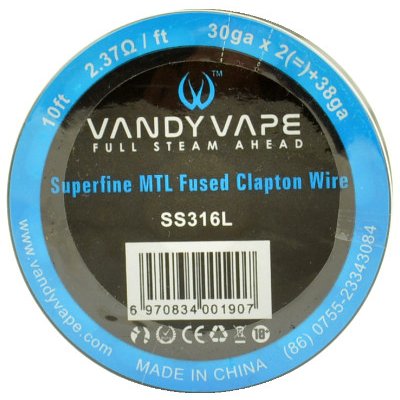 Vandy Vape Superfine MTL Fused Clapton SS316L – Zbozi.Blesk.cz