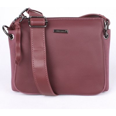 David Jones Tříoddílová vínová crossbody kabelka CM5322 tmavěčervená – Zbozi.Blesk.cz